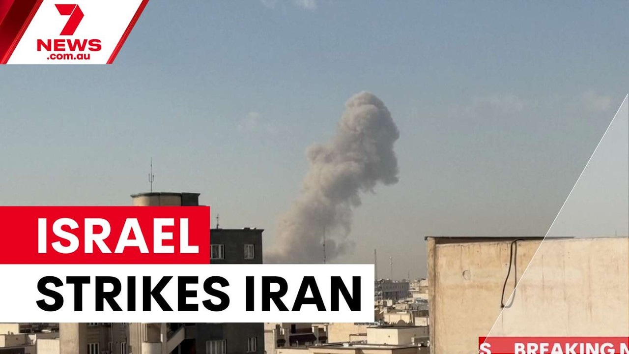 Israel strikes Tehran as war escalates | 7NEWS