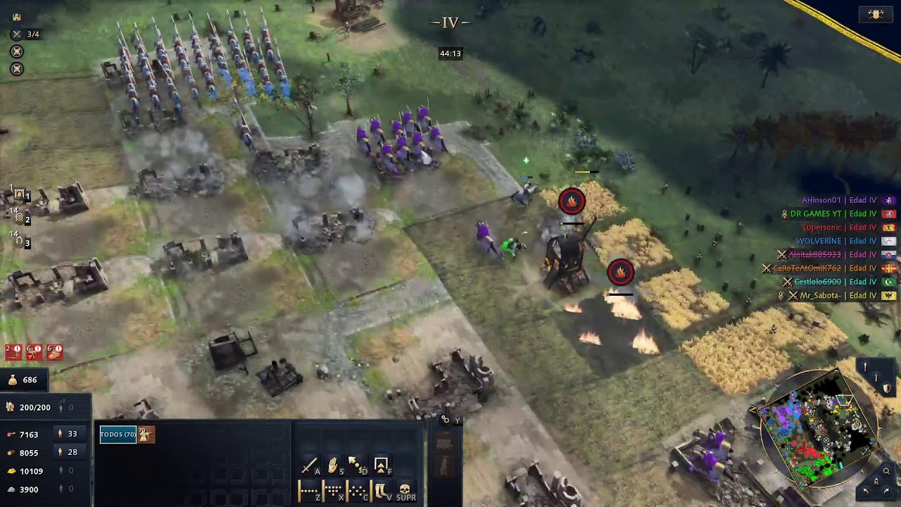 PARTIDAS DE AGE OF EMPIRES IV - AOE IV