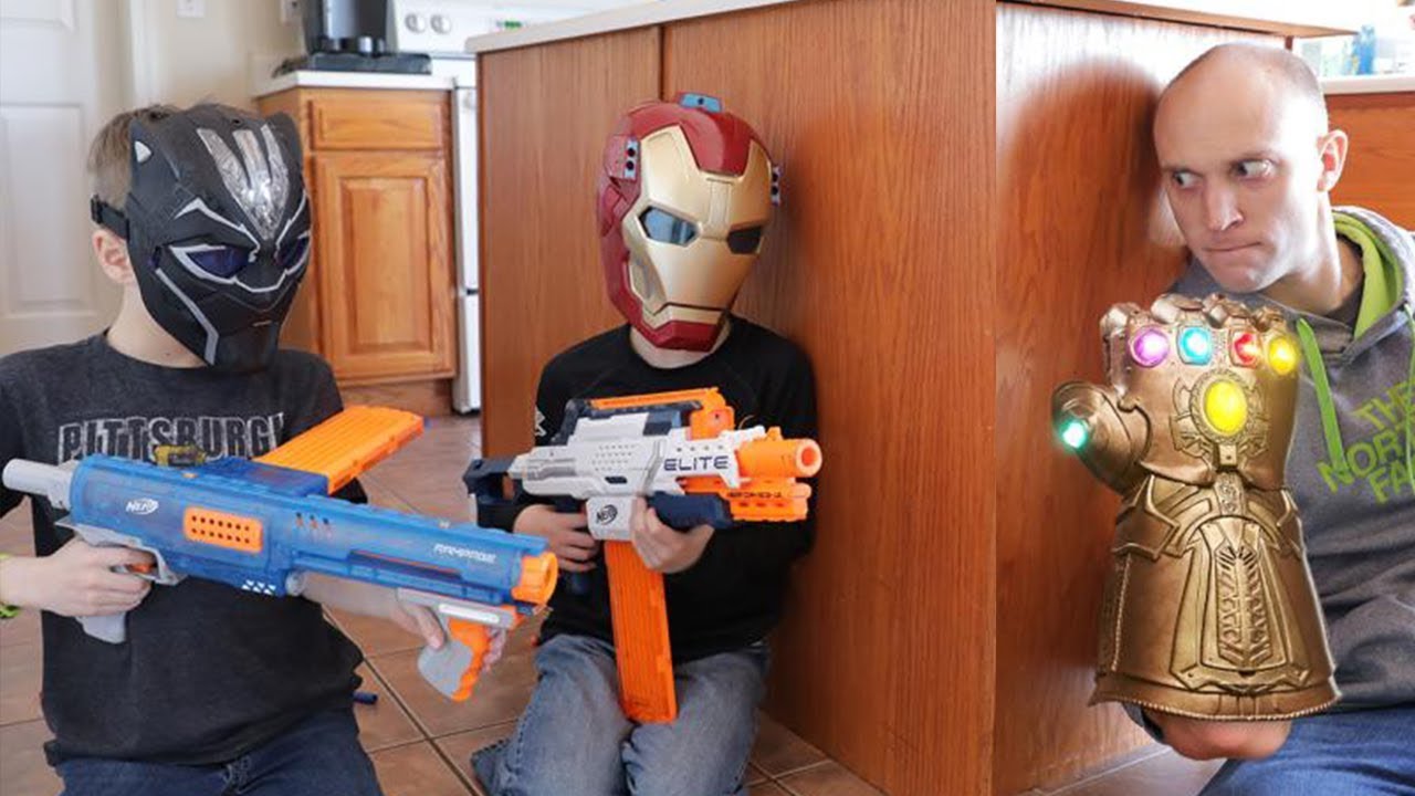 Nerf War : Avengers Infinity Gauntlet (Spoilers)