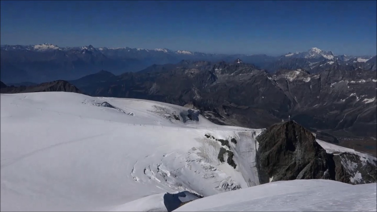 Klein Matterhorn-Breithorn(4164m)-Testa Grigia-Theodulgletscher-Hirli-Zermatt,Valais,Suisse,27-8-16
