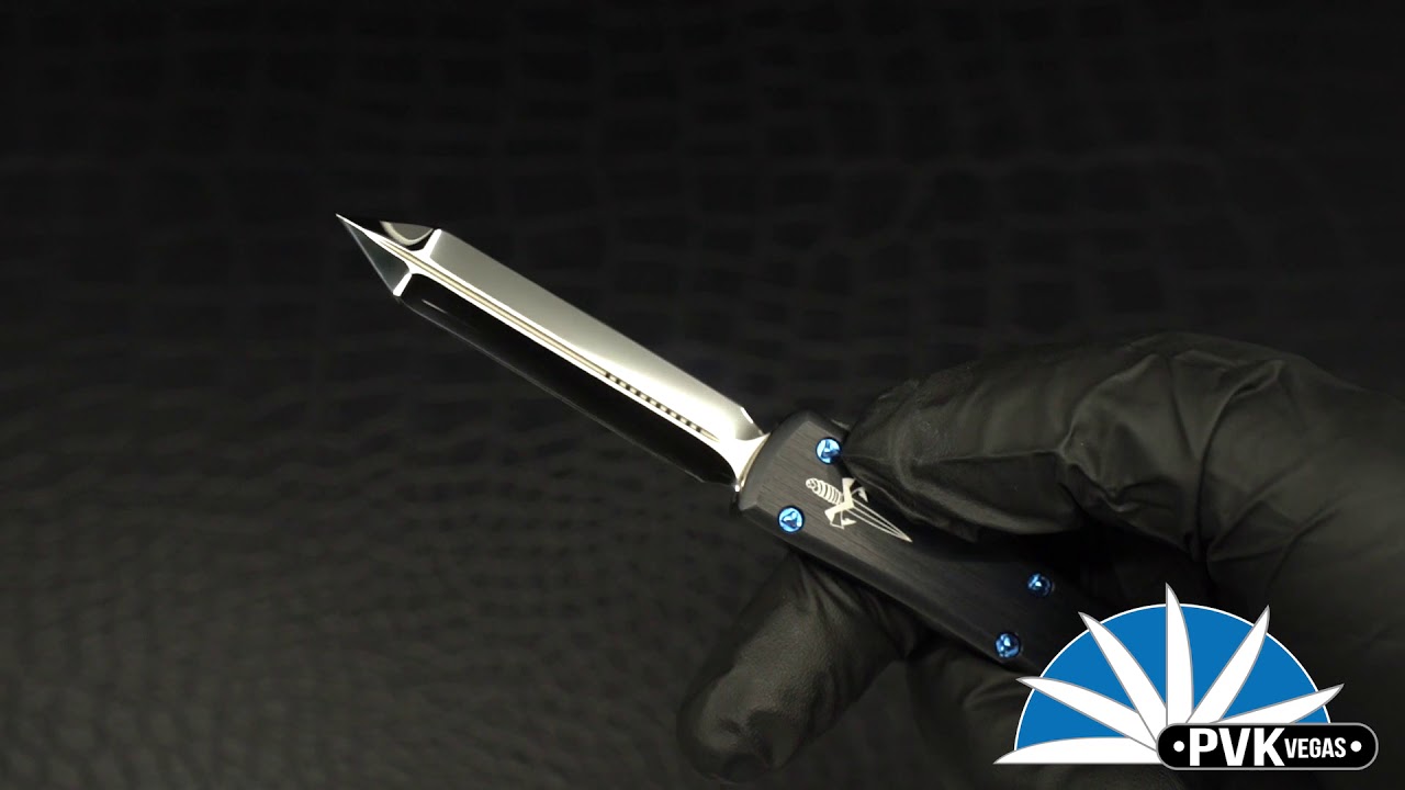 Marfione Custom UTX-70 Spartan Star Grind Blue Ti Hardware