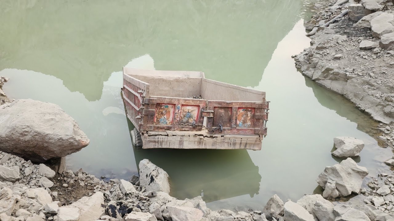 Extreme Dump Truck & Tractor Water Rescue in Mountains | Heavy Machinery Recovery