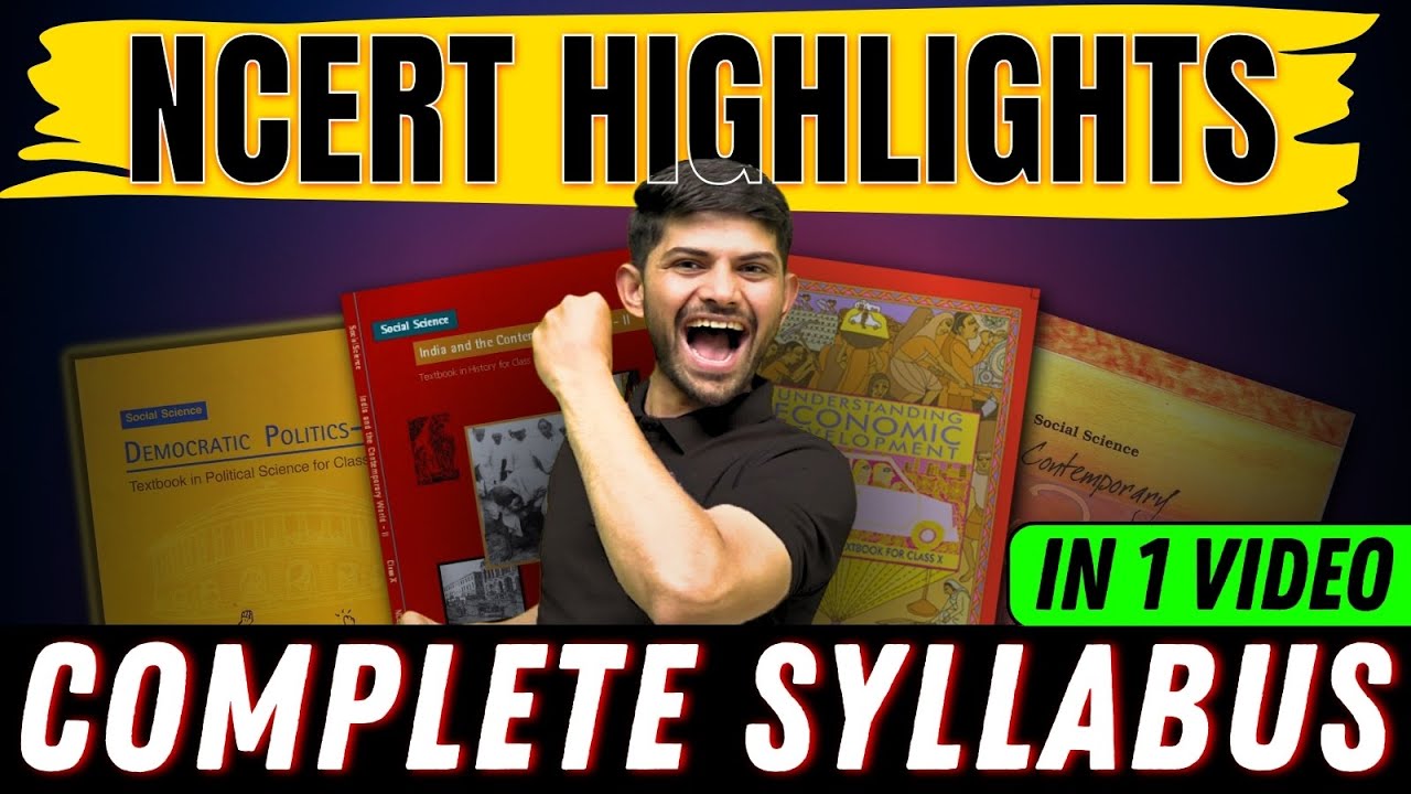Class 10 SST NCERT Highlights | Quick Revision Complete Social Science in One Video |  Digraj Sir