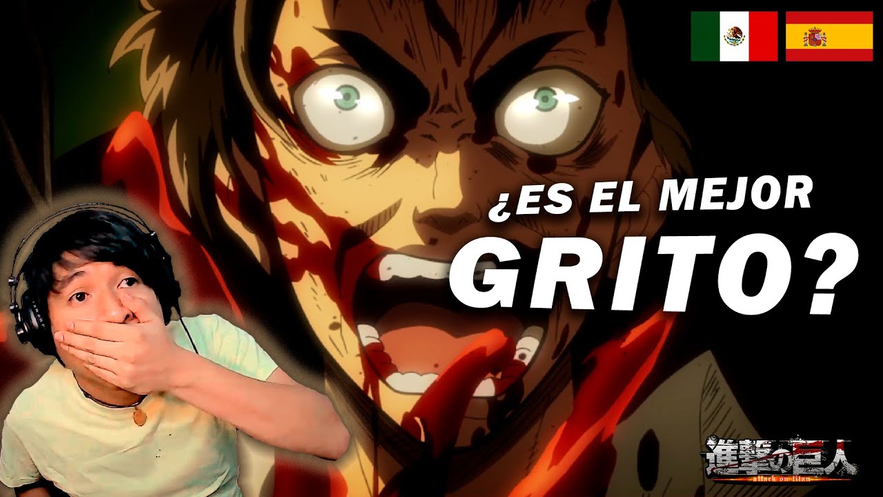EREN SE TRANSFORMA EN TITÁN | REACCIÓN A DOBLAJE LATINO VS ESPAÑOL | ¡LLEGA A SU LIMITE!