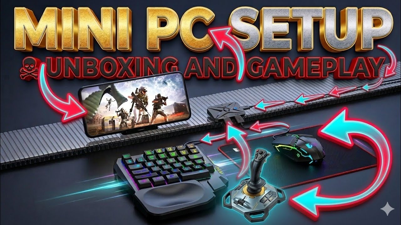 4 in 1 Gaming Combo Unboxing + GG Mouse Pro Test | Next Level Performance ☠️ and keymaping 🎮