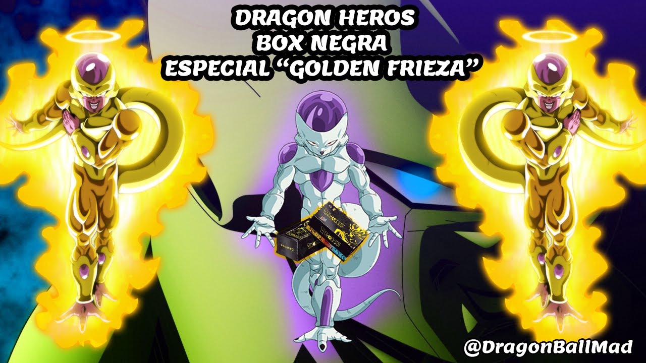DRAGON HEROS BOX NEGRA ESPECIAL - EDICIÓN GOLDEN FRIEZA