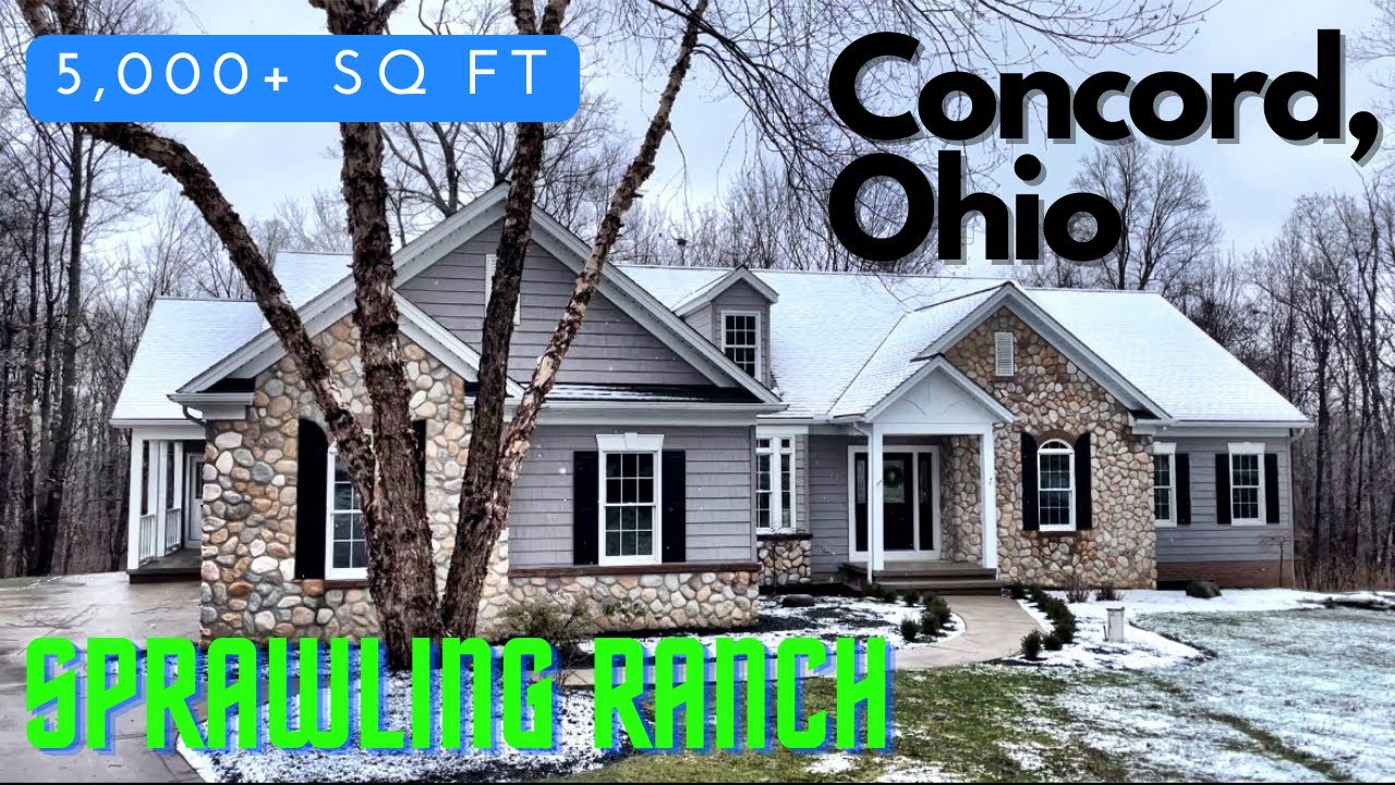 Cleveland, Ohio | Renovated Ranch | 5,500 SF | 2 Acres | 4 Bedroom | 4 Bathroom | Concord Home Tour