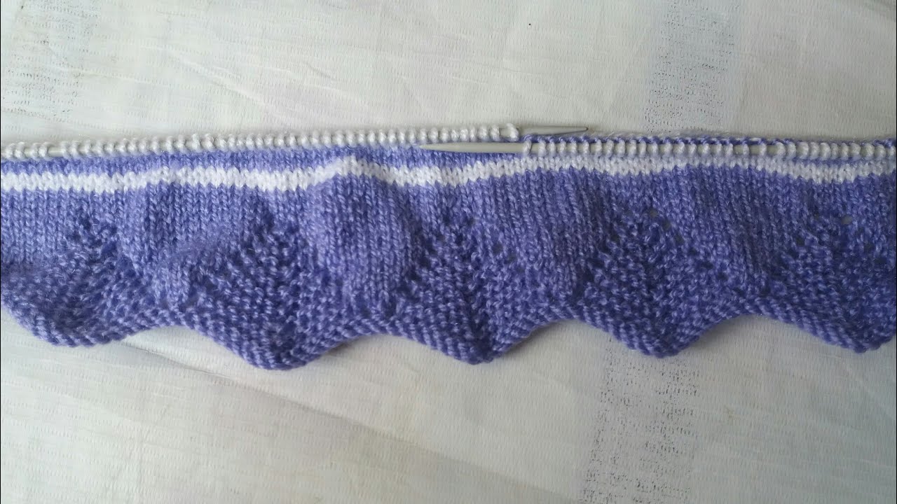 Two colour cardigan knitting design #14-part-1