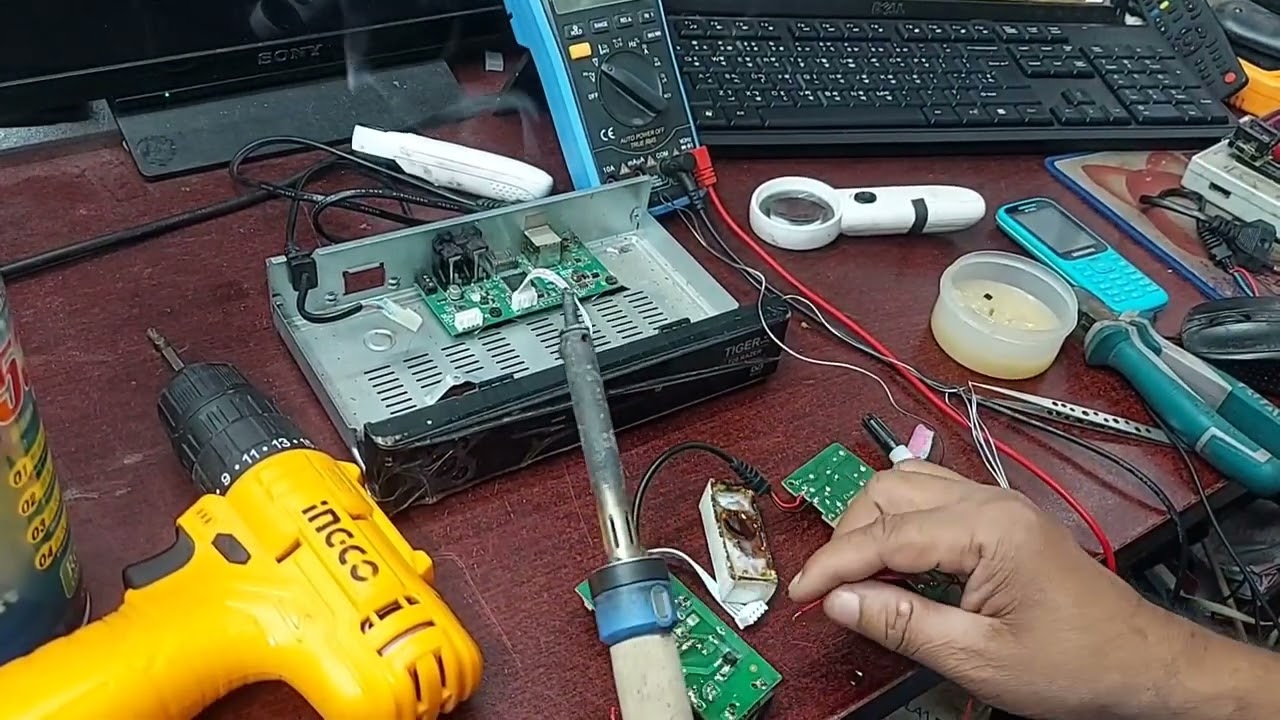 TIGER T20 RAZER Power problem. internal power board adjust.next video software update.