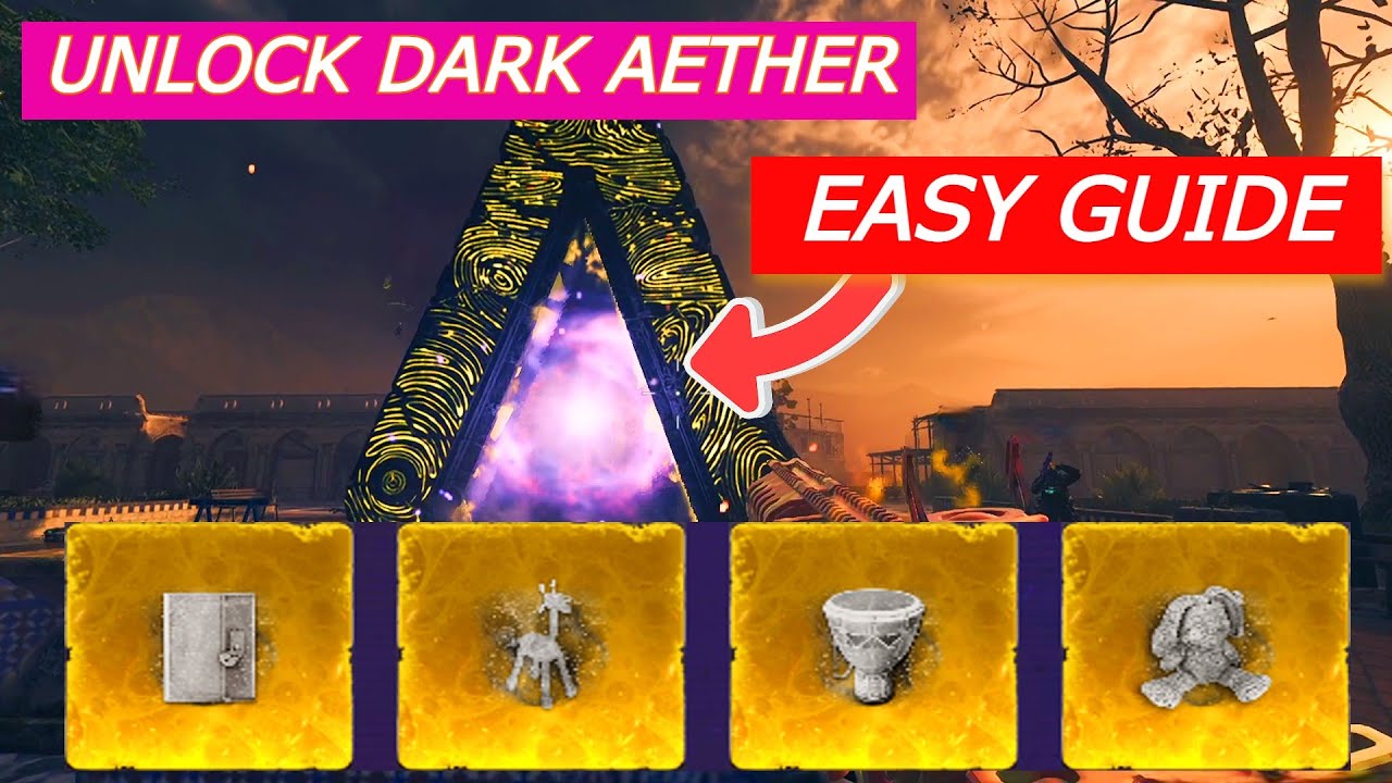 How to unlock 4th Dark Aether Rift Easter Egg Guide In MW3 Zombies | SOLO