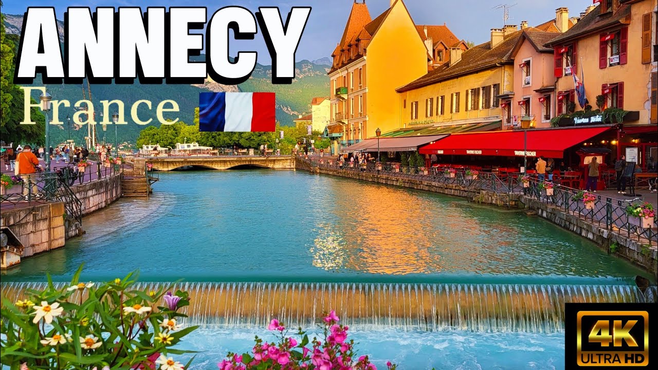 Exploring Annecy, France | Spring Escapade: Stunning 4k Walking Tour in the French Alps.