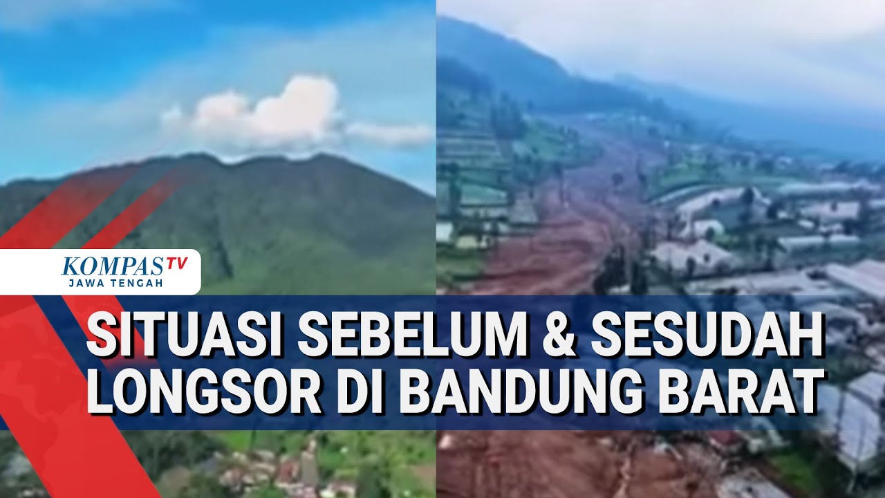 Gubernur Jabar Dedi Mulyadi Unggah Penampakan Sebelum dan Sesudah Longsor di Bandung Barat