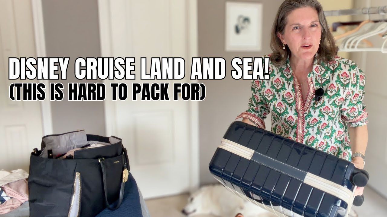 Disney Cruise and Parks Pack With Me! Let's Sail Away!