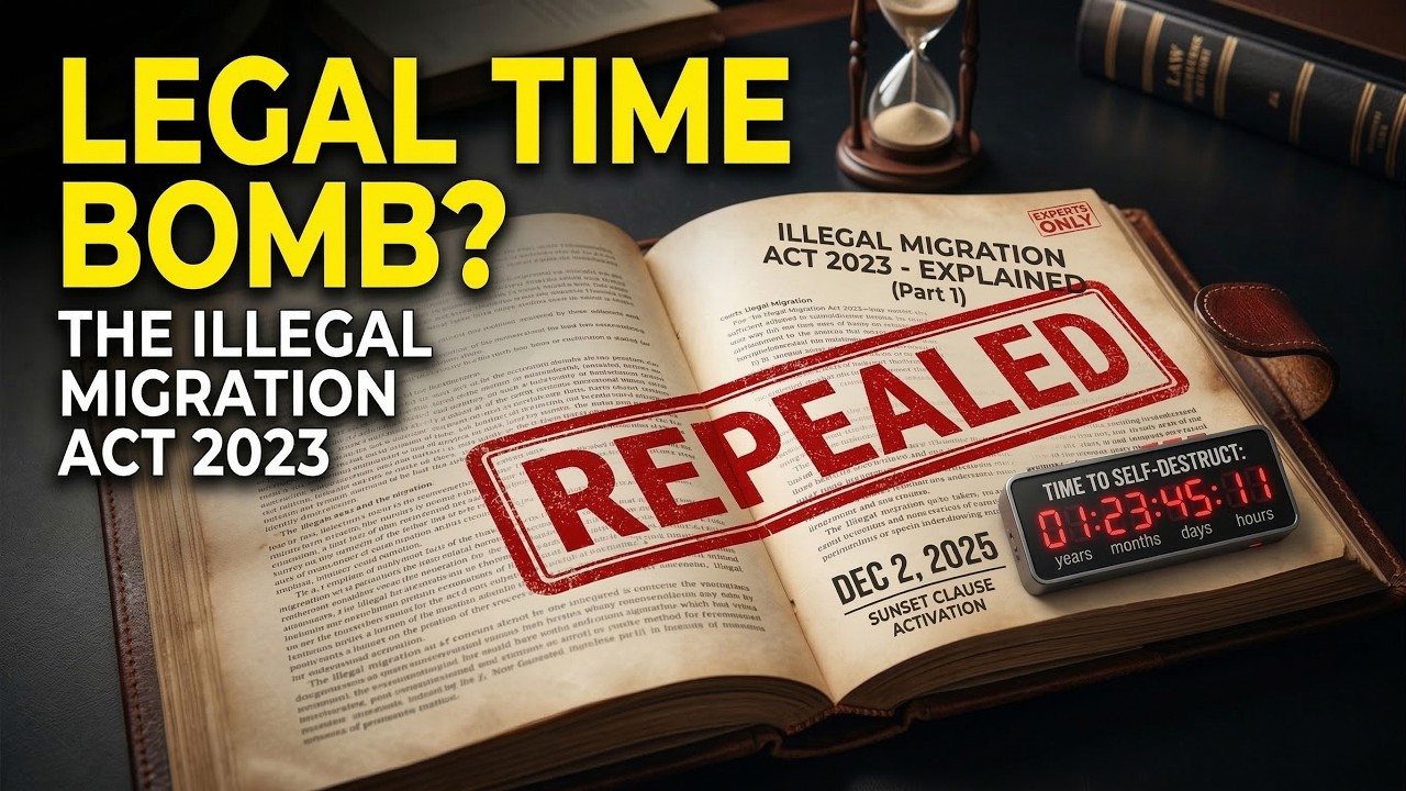 Illegal Migration Act 2023 Explained (And its Secret Clause with an Expiry Date ⏳)