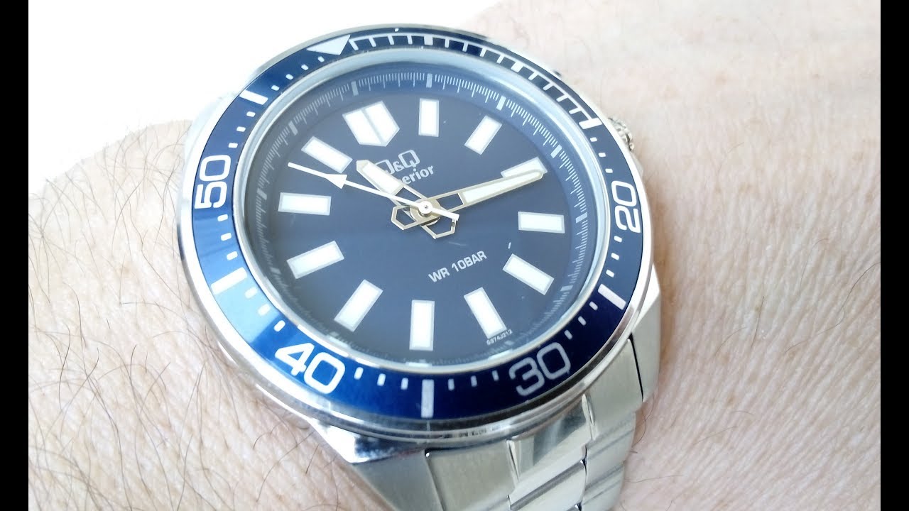 ПРАКТИЧНЫЕ ЧАСЫ Q&Q  S374J212Y КОРПУС СТАЛЬ / Q&Q STEEL WATCH S374J212Y