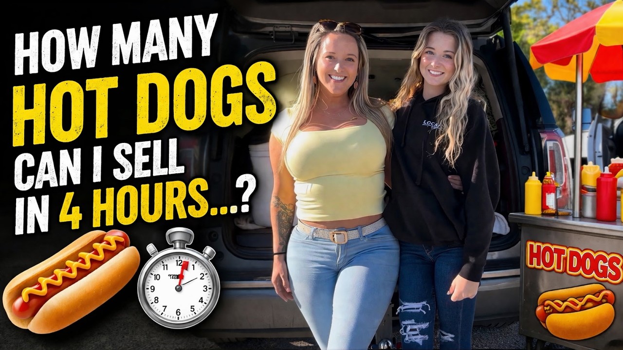 How many hot dogs can we actually sell in just 4 hours&hellip;? 🌭⏱️
