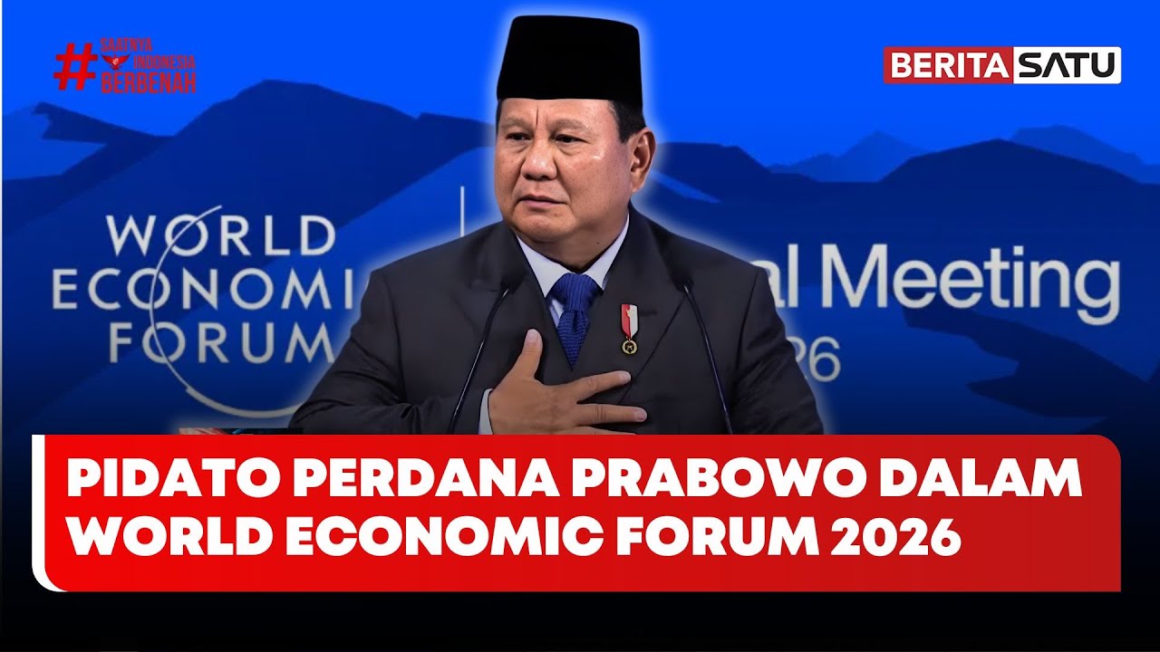 [FULL] Pidato Perdana Prabowo di World Economic Forum 2026, Angkat Prabowonomics #beritasatu