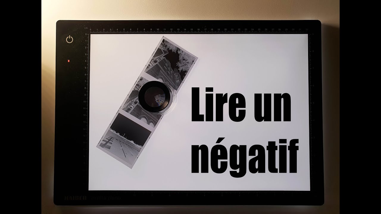 Lire un négatif avec une table lumineuse [ L'argentique de A à Z ]
