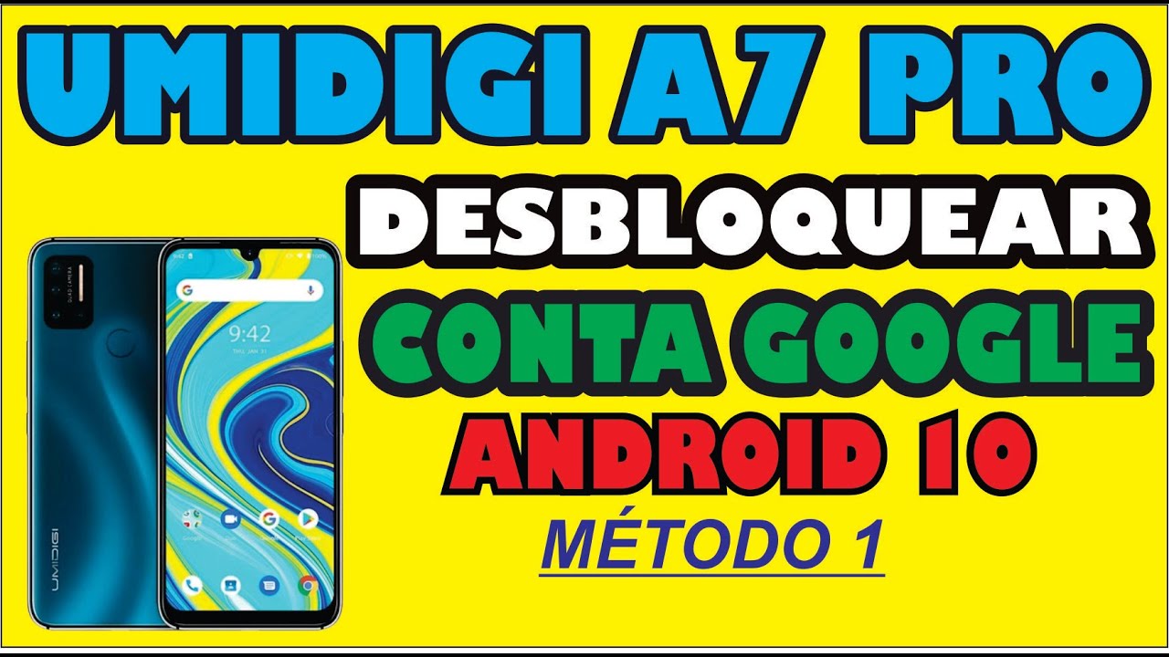 DESBLOQUEAR CONTA GOOGLE UMIDIGI A7 PRO ANDROID 10 LINDO E MARAVILHOSO MUITO FACIL SEM PC SEM APP
