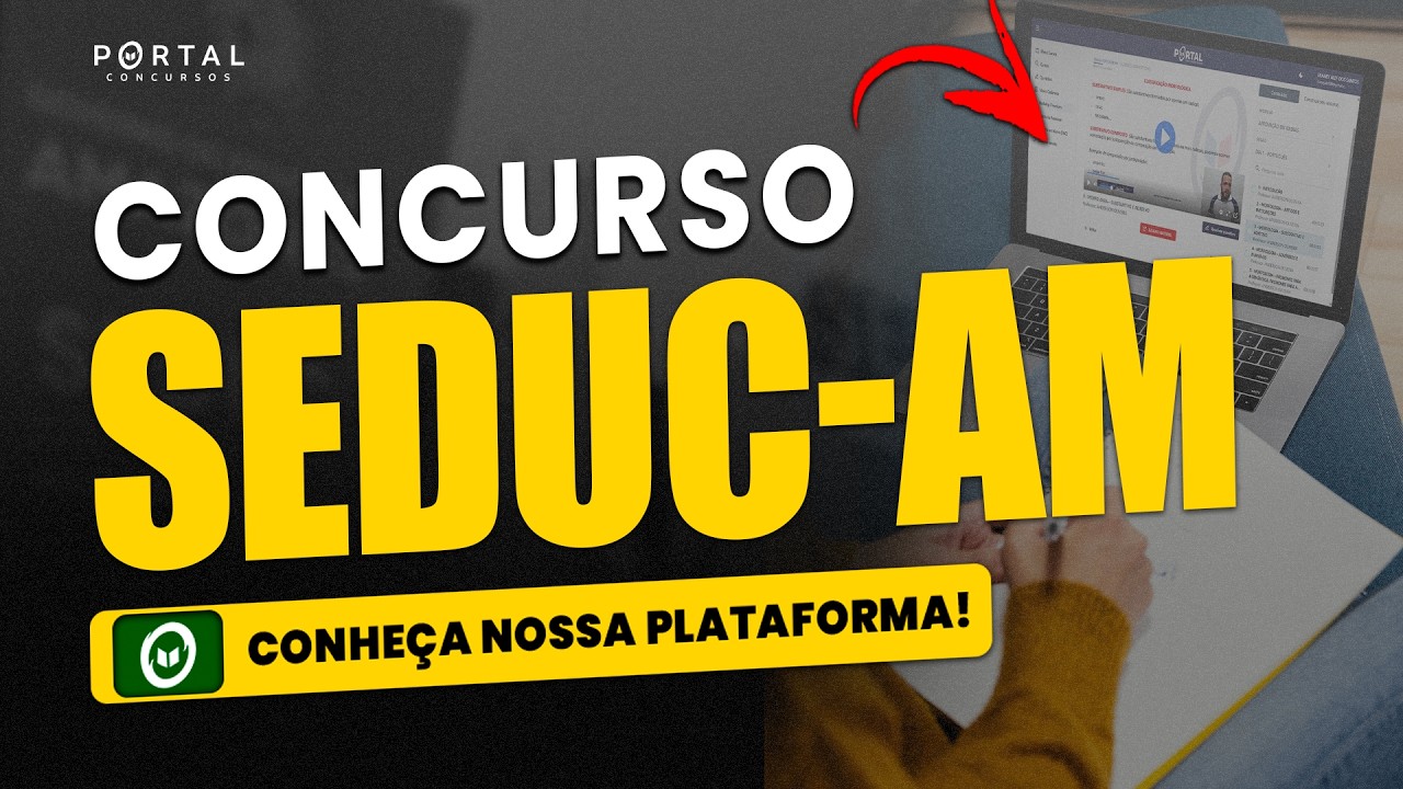 CONHE&Ccedil;A A PLATAFORMA DO PORTAL,  O MELHOR CAMINHO PARA SUA APROVA&Ccedil;&Atilde;O no concurso da SEDUC/AM