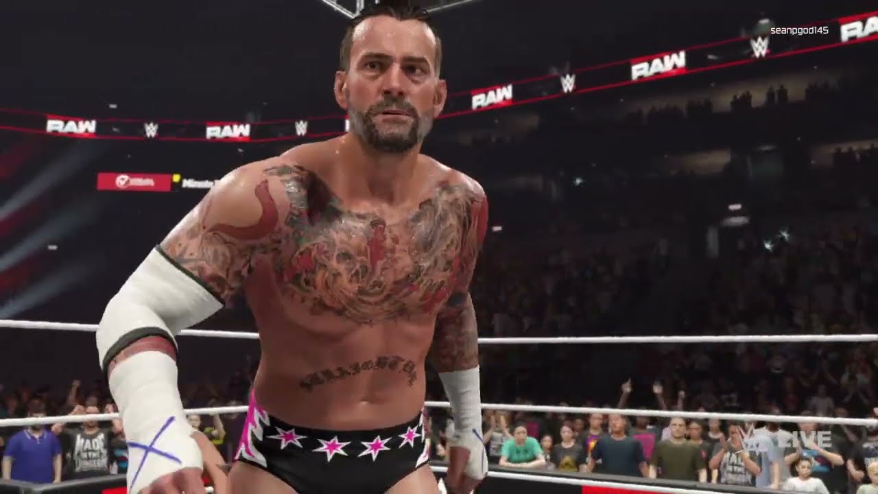 WWE 2K25 - Seth “Freakin Rollins vs.CM Punk - Steel Cage (M)