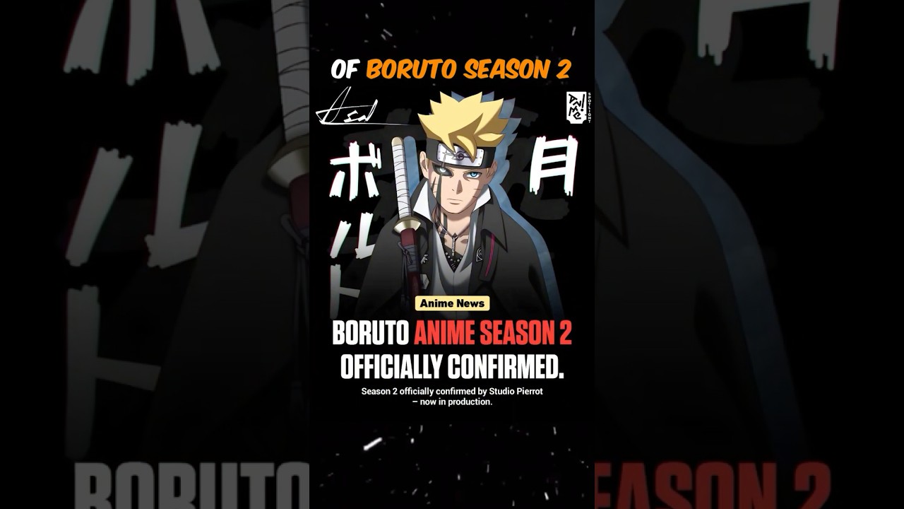 BORUTO SEASON 2 is coming 😱🔥 