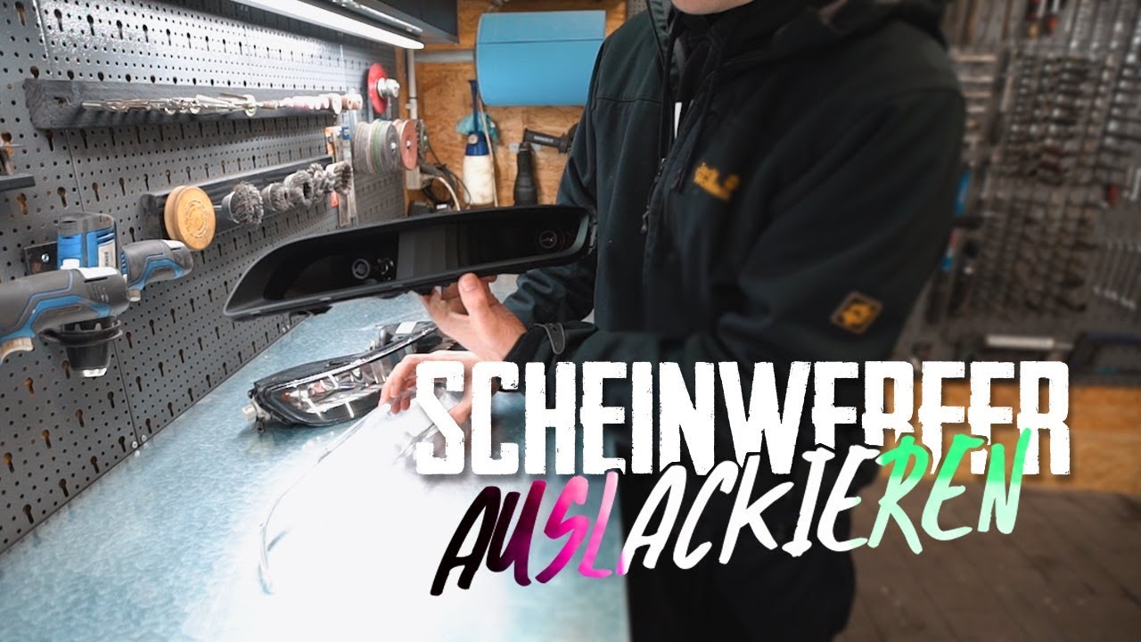 HOLYHALL | QUICK-TIPP | SCHEINWERFER AUSLACKIEREN