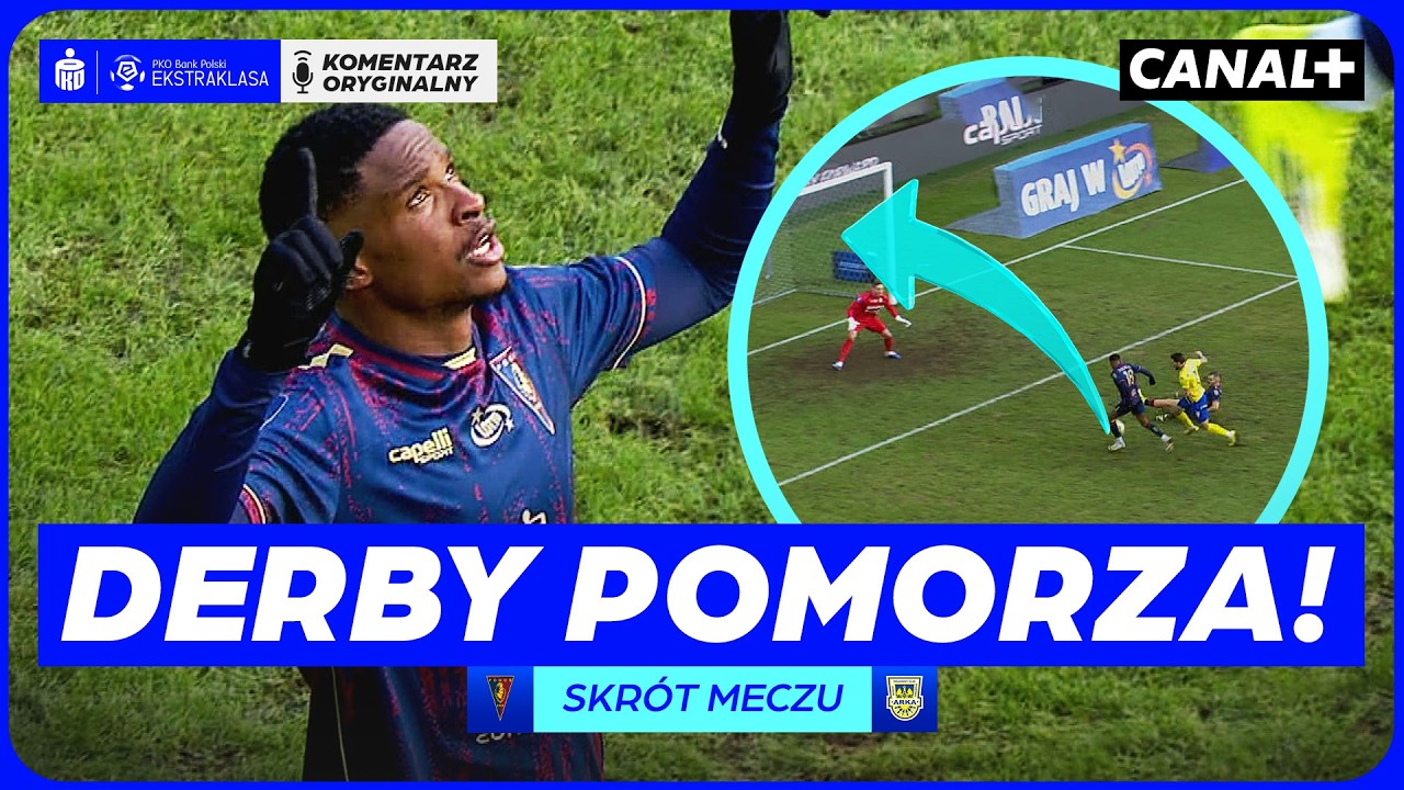 PRZEŁAMANIE POGONI! DUET MUKAIRU-GROSICKI PROWADZI PORTOWCÓW DO ZWYCIĘSTWA! POGOŃ – ARKA, SKRÓT