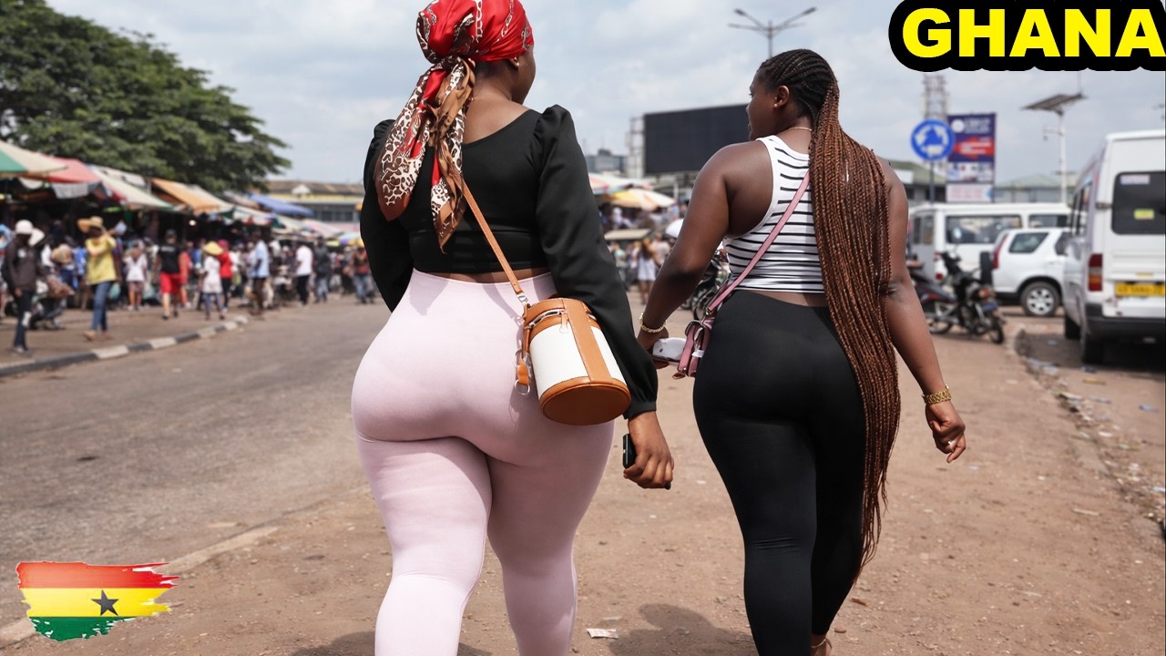 Kumasi Ghana Walking Tour 🇬🇭 | Exploring the Most Bustling Street in Kumasi (Real Street Life)