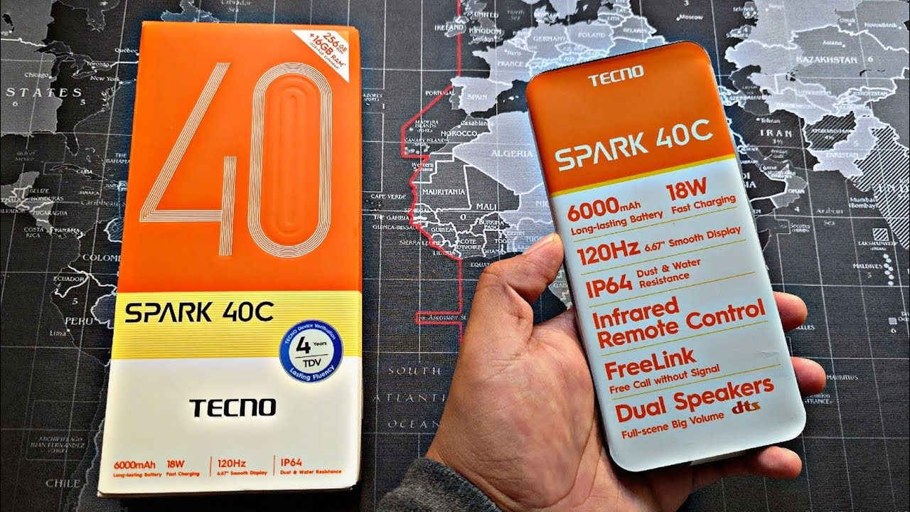 Tecno Spark 40C / Unboxing ASMR 