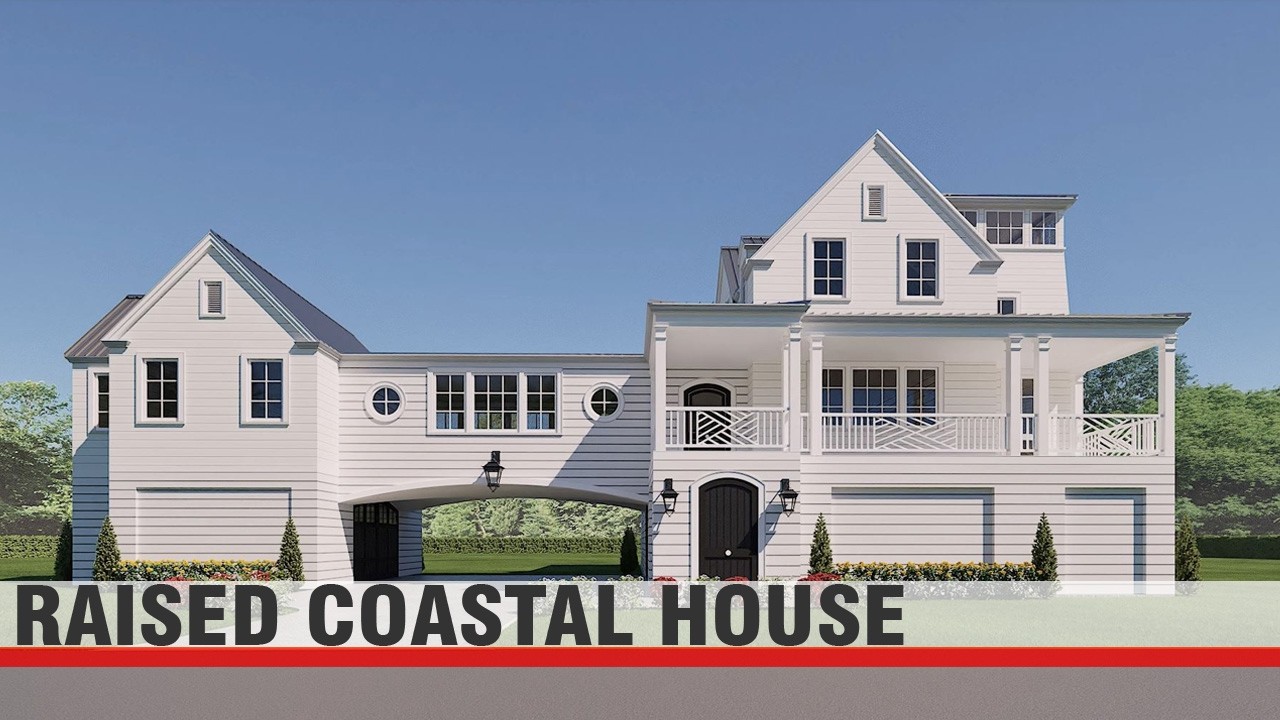 Raised Coastal House Design | Southern Style Exterior
