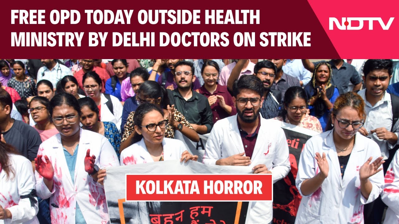 AIIMS Protest News | Free OPD Today Outside Health Ministry By Delhi Doctors On Strike