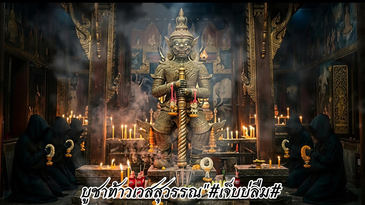 บูชาท้าวเวสสุวรรณ @เจ็บบ่ลืม 
