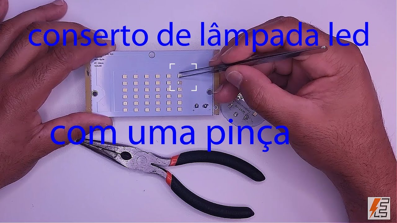 Conserto refletor Led - Faça você mesmo de maneira profissional. como consertar lâmpada de led