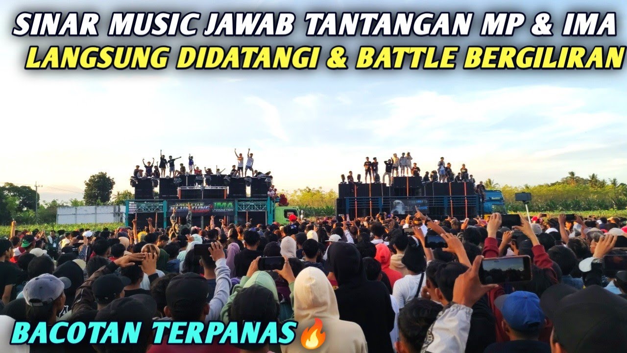 SINAR MUSIC DIGILIR BATTLE DENGAN MP & IMA DI LAPANGAN KUMENDUNG