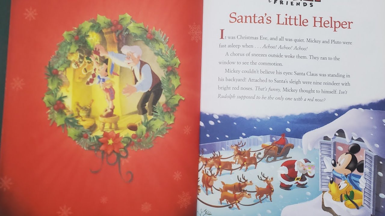 Mickey Mouse & Pluto- Santa's 🎅 Little Helpers [4K] - Mickey Christmas 🎄 stories @gmankidszone