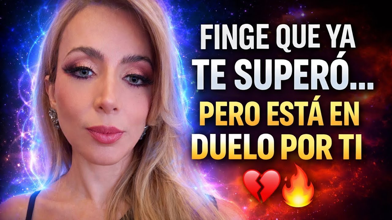 FINGE QUE YA TE SUPERÓ.. PERO ESTÁ EN DUELO POR TI #tarot #lecturacartas #amor 