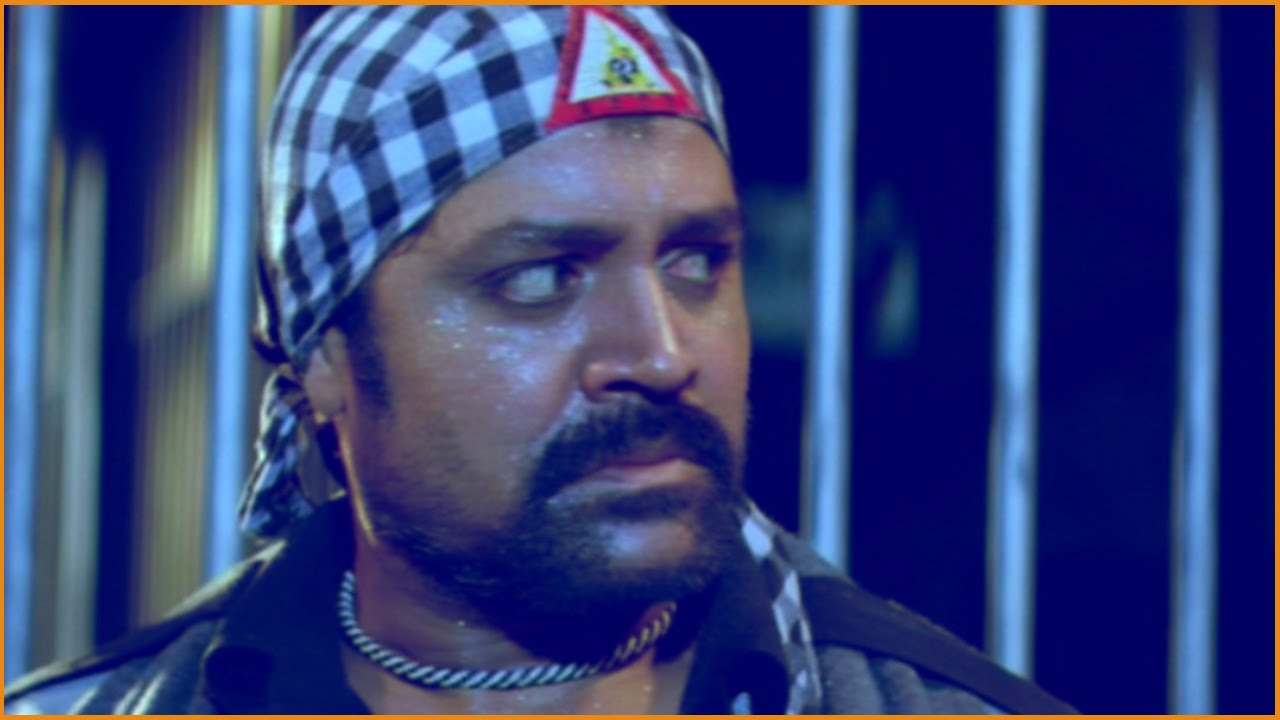 Srisailam movie || Srihari  Introductions Fight With Police  || Srihari, Krishnam Raju