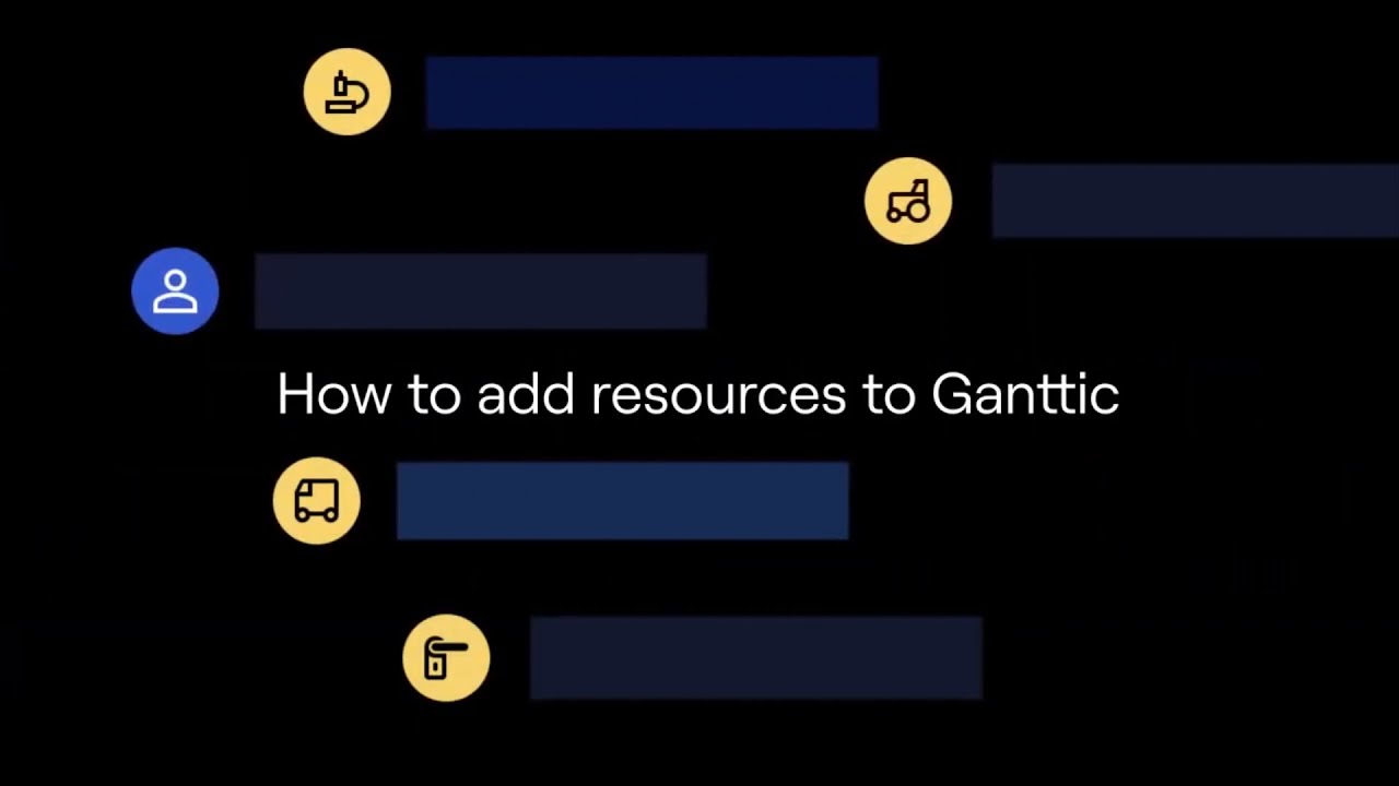 How to add resources to Ganttic