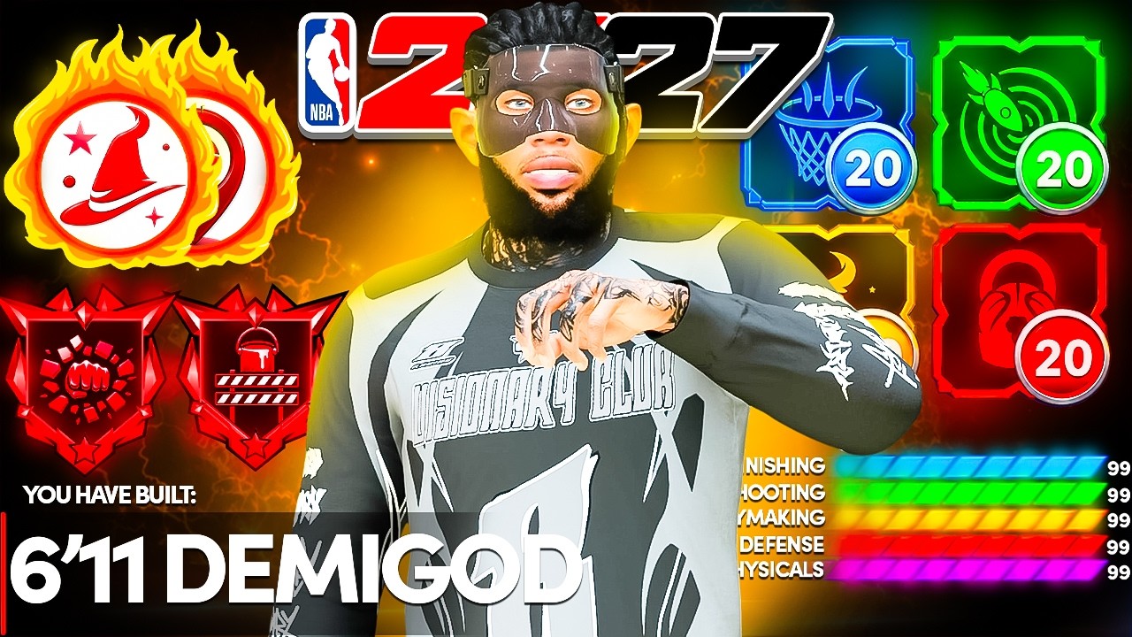 The BEST Center Build in NBA 2K27 🏅 UNSTOPPABLE DEMIGOD!