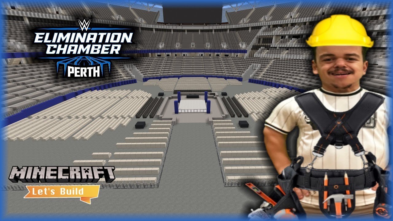 Let's Build WWE Elimination Chamber 2024 seating plan! (Minecraft)