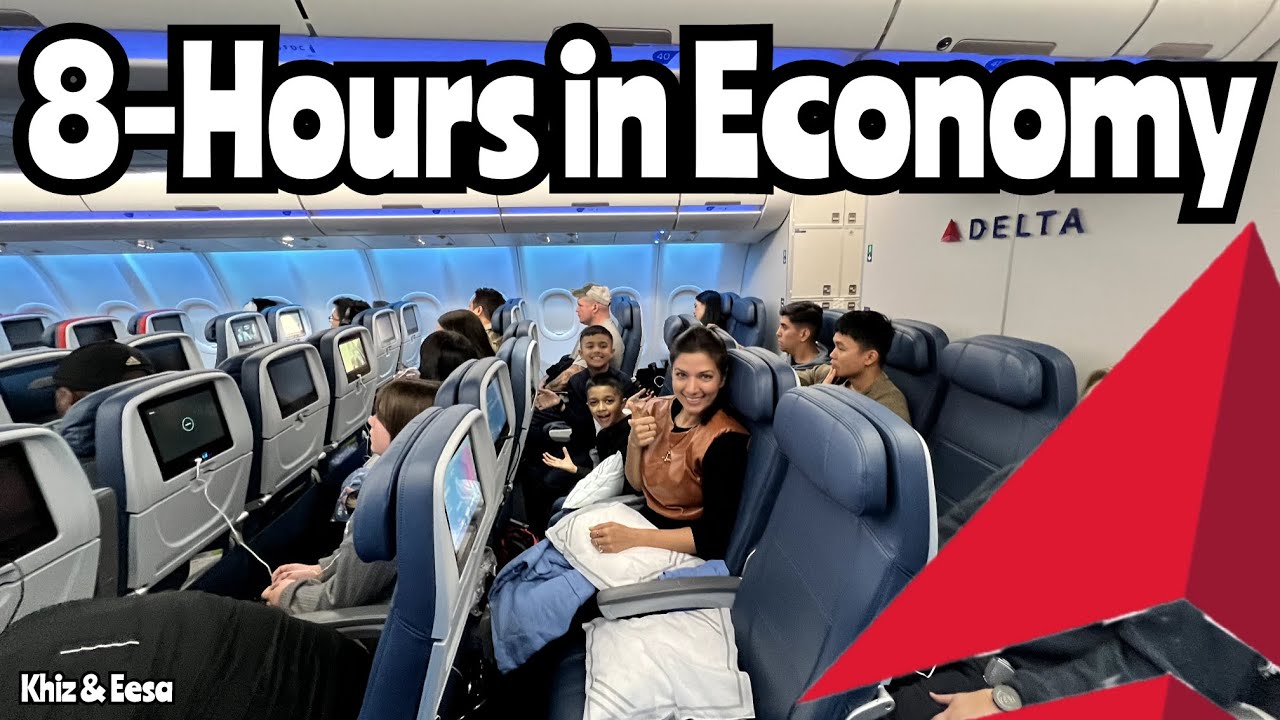 Базовый эконом-класс на Delta Airlines? Путешествие из аэропорта имени Джона Кеннеди в Вашингтон ...