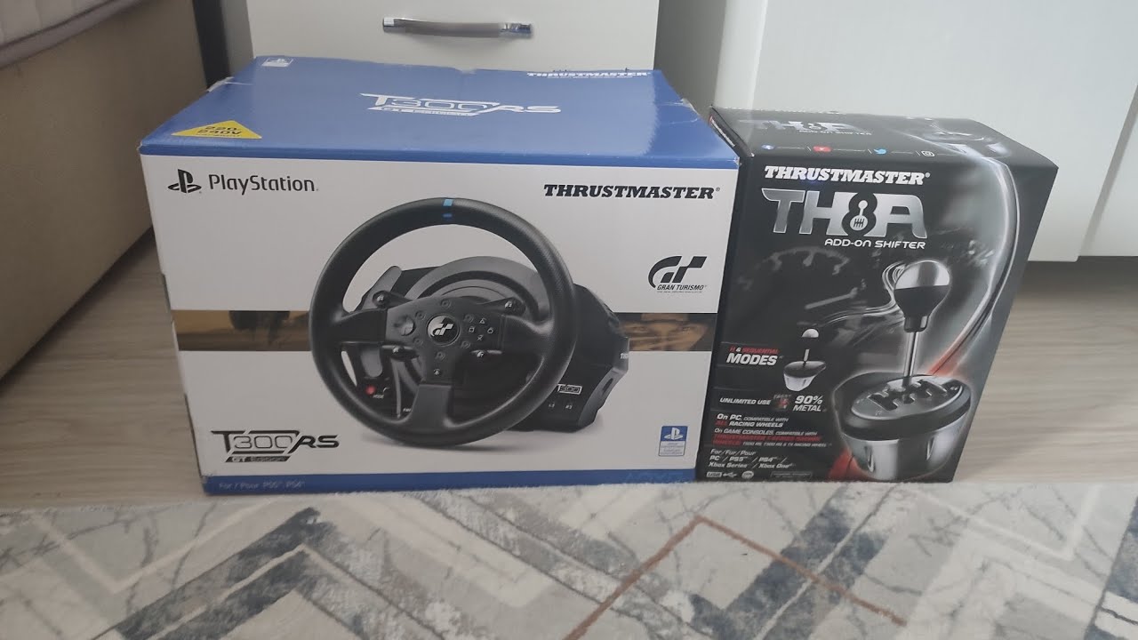THRUSTMASTER T300RS ve TH8A amatör kutu açılışı