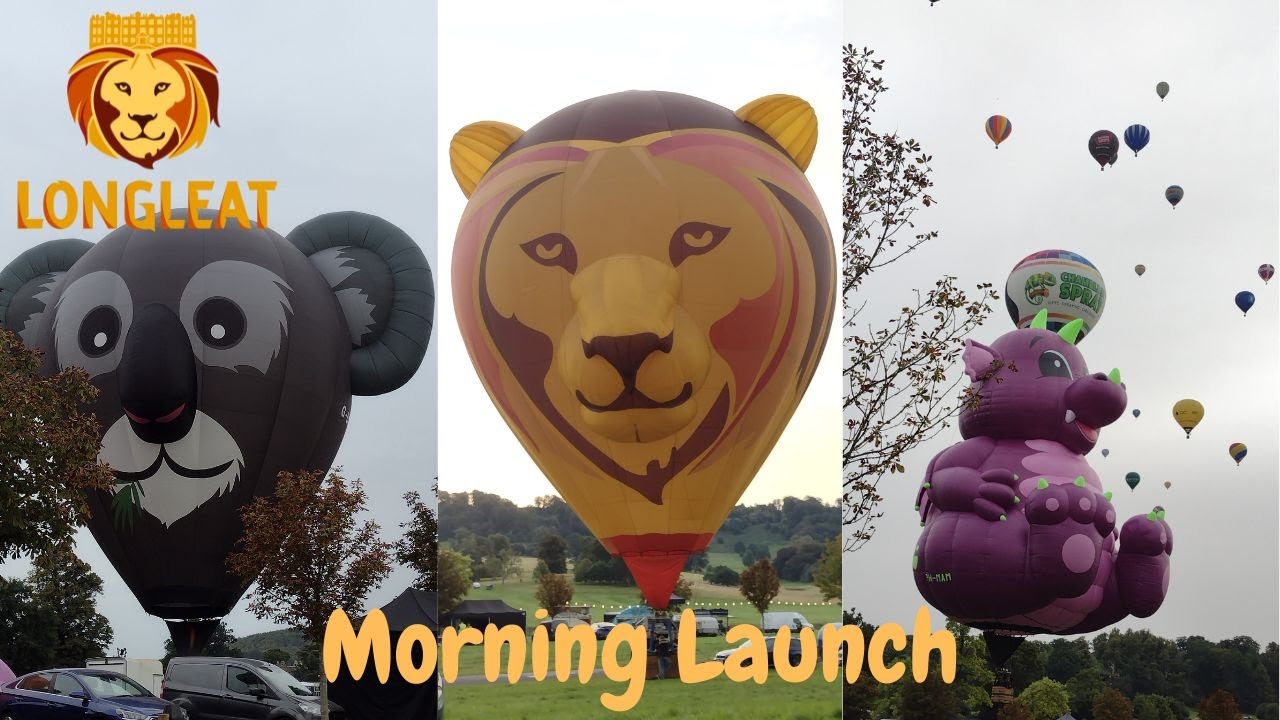 Morning Launch Sky Safari 2023 at Longleat Safari and Adventure Park