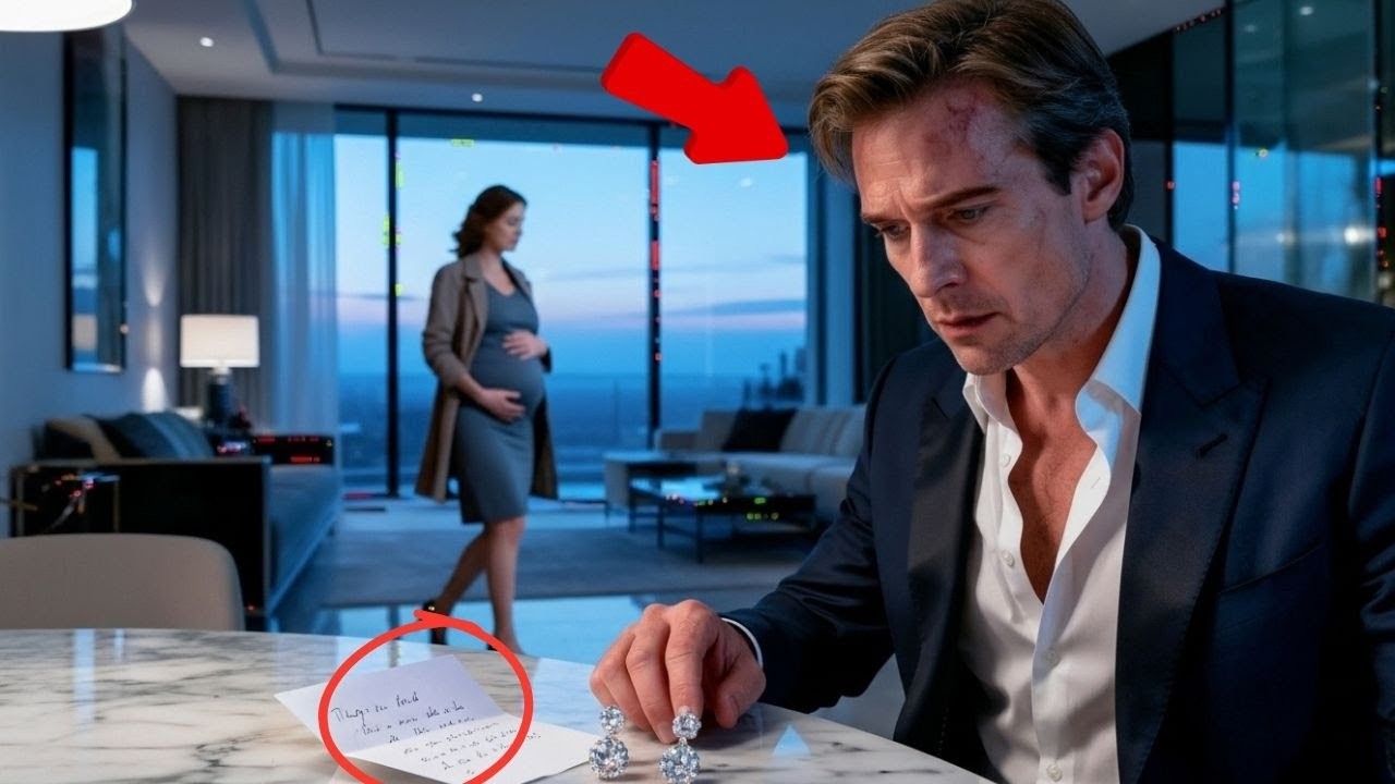 Tras pasar una noche con su amante, encontró unos pendientes de diamantes y una nota de despedida.