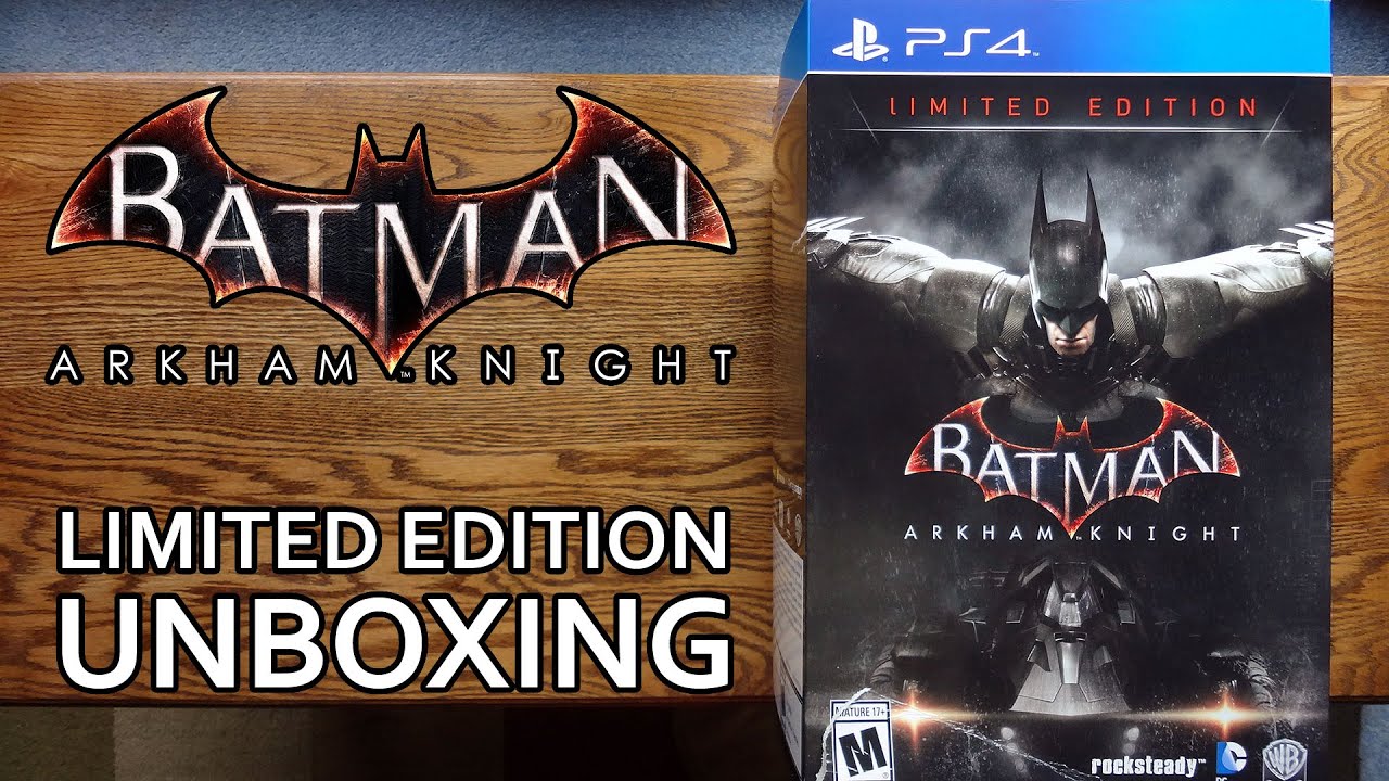Batman Arkahm Knight Limited Edition Collector's Edition Unboxing & Review - HD 1080p