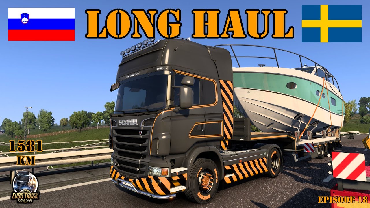 ETS2 | 🇸🇮 Ljubljana → 🇸🇪 Jönköping | Border Crash, Slow Traffic & Emergency Braking | Episode 18
