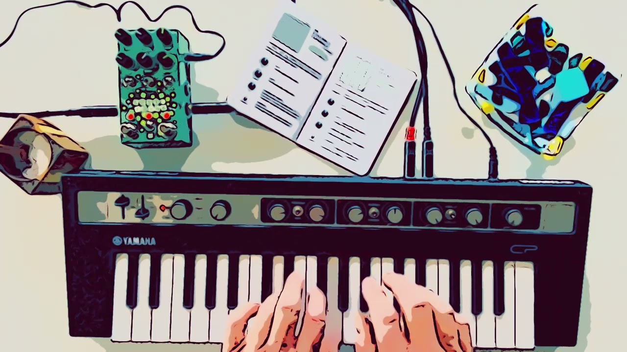 Chase Bliss Lost + Found with an electric piano
