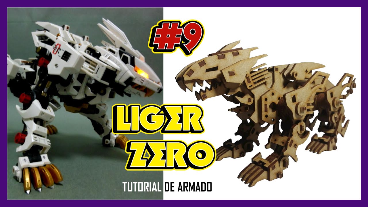 Liger Zero de ZOIDS - Tutorial de armado #9