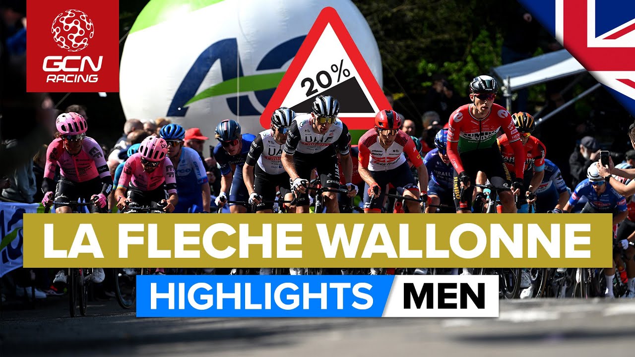The Toughest Final Kilometre In Pro Cycling?! | La Fl&egrave;che Wallonne 2023 Highlights - Men